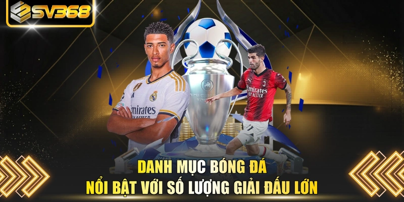 Danh mục bóng đá nổi bật với số lượng giải đấu lớn