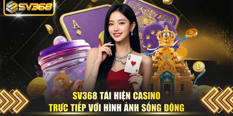 SV368 tái hiện casino trực tiếp với hình ảnh sống động